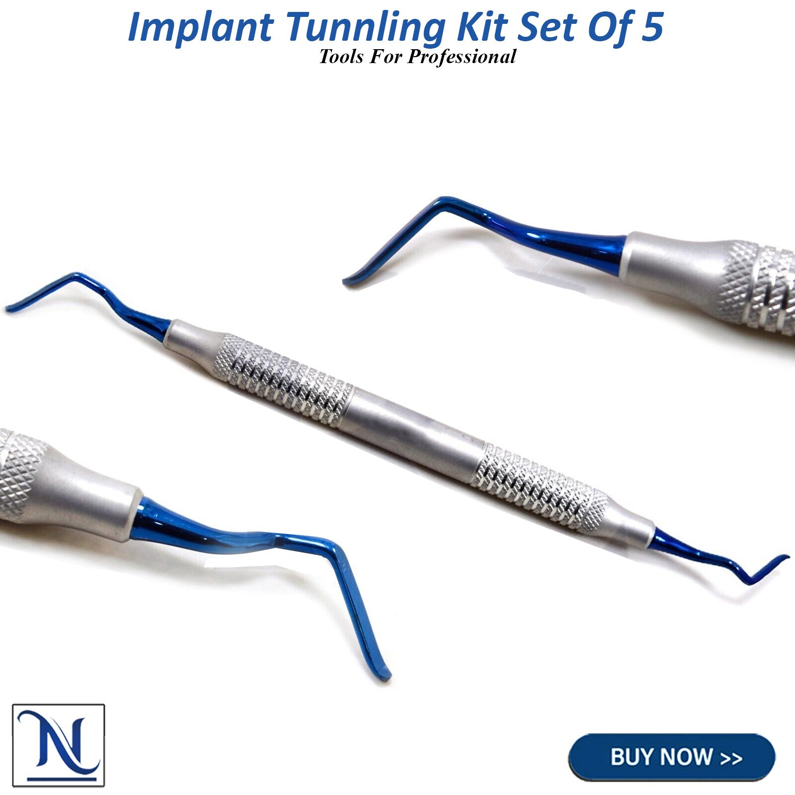 Vista Tunneling Bone Grafting Kit for Sinus Lifting – Elevators Surgery Tools