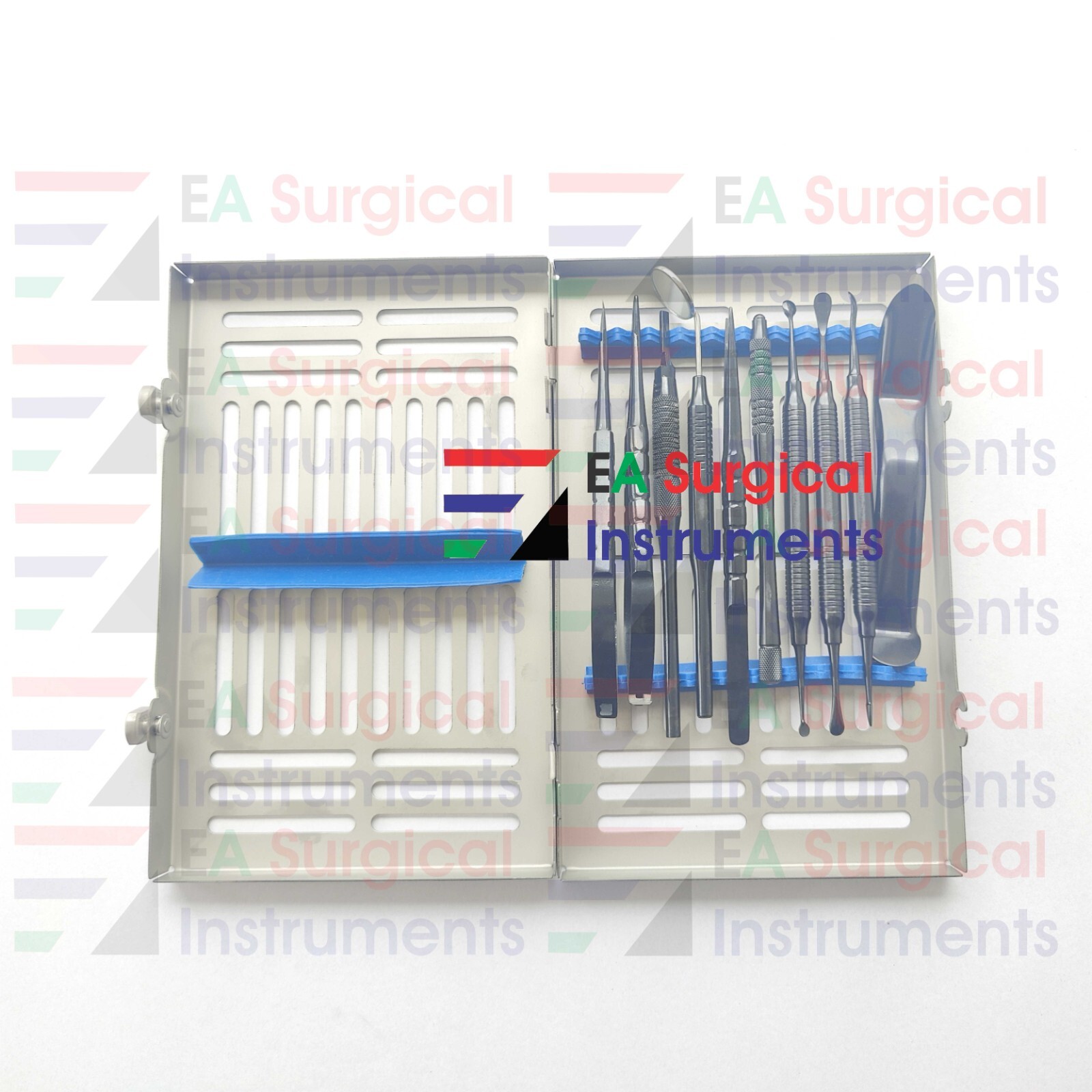 Basic Micro Periodontal Oral Surgery Kit With Tray Dental Surgery Instruments