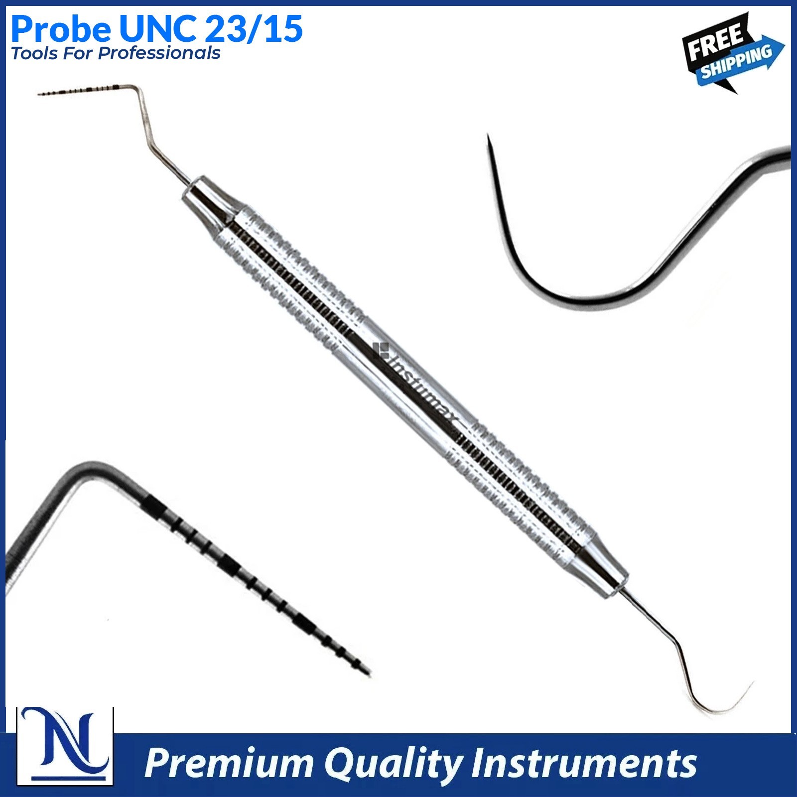 Dental Explorer-Probe 23/15UNC Sondas , High Quality Dental Instruments
