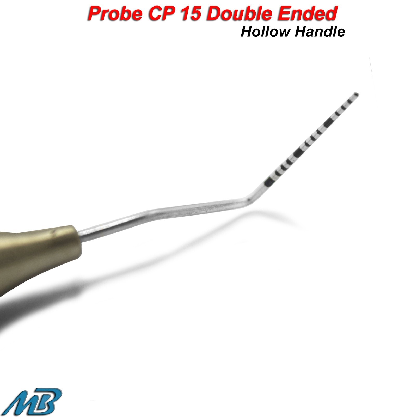 Periodontal CP-15 Screening Probe Hygienist Exam Probe-Scaler Double Ended Tool