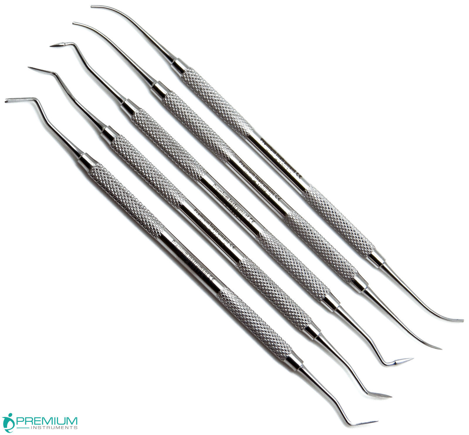 Dental Wax Modeling Carvers PK Thomas Restorative Double End Instrument Set of 5