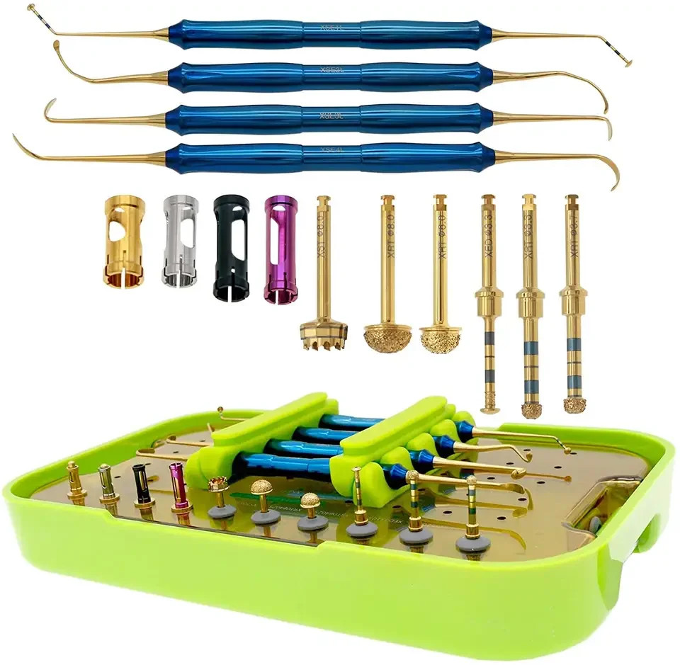Dental Teeth Implant Dask Drill Surgical Sinus Lift Set Root Canal Files