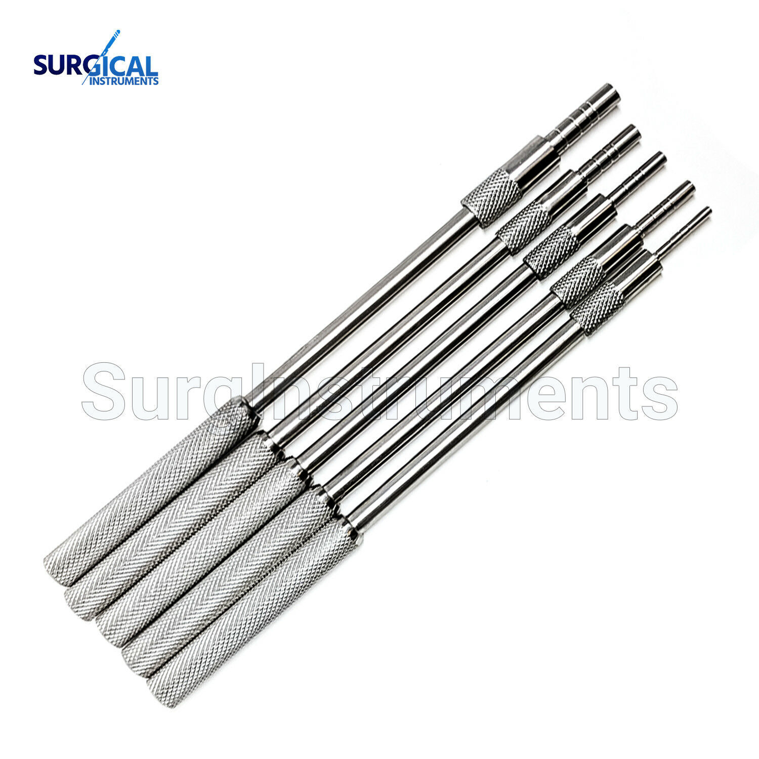 5 Pc Sinus Osteotomes Set Sinus Lift Elevator Set Straight CONVEX German Grade