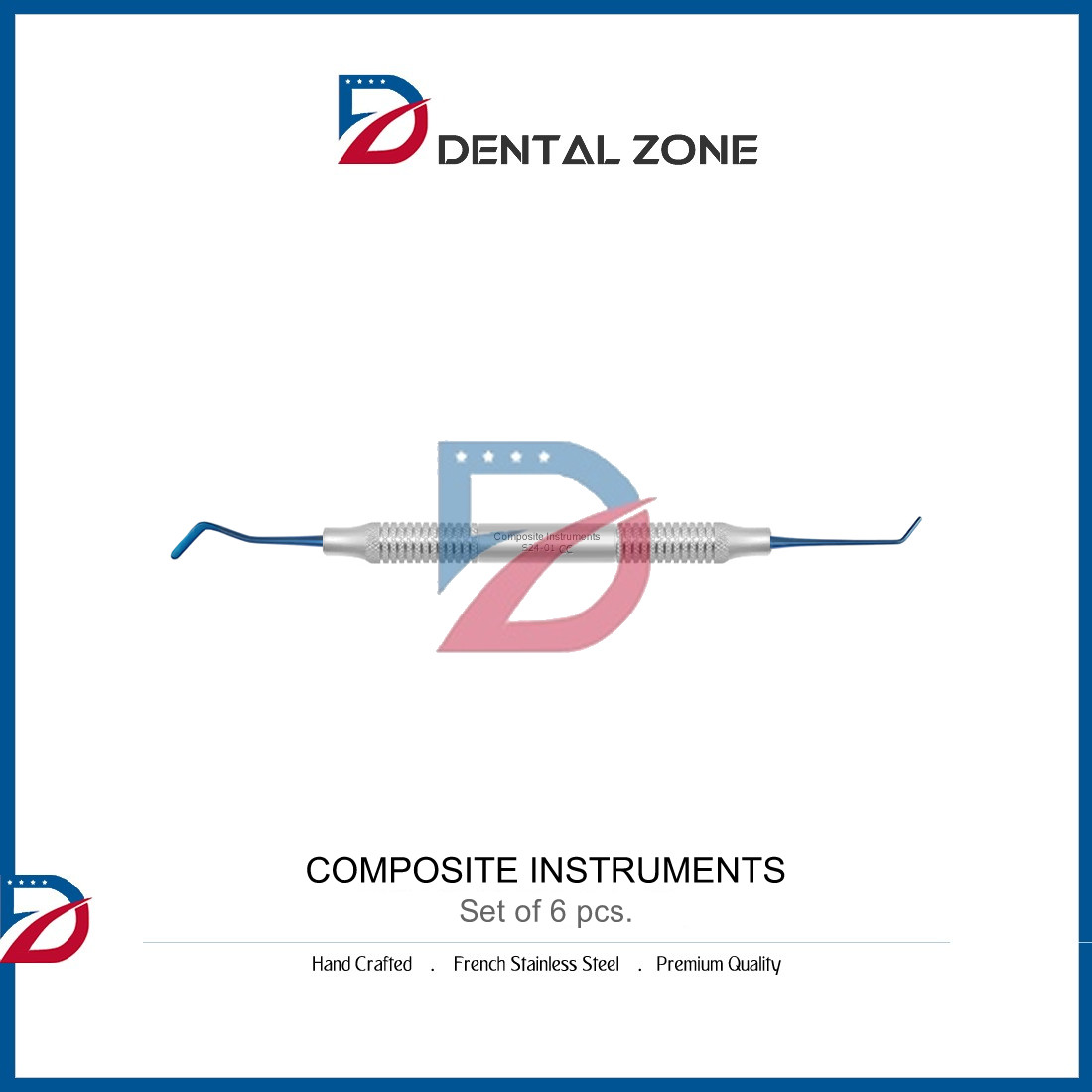 COMPOSITE DENTAL FILLING INSTRUMENTS PLASTIC PLACEMENT TITANIUM COATED *NEW*