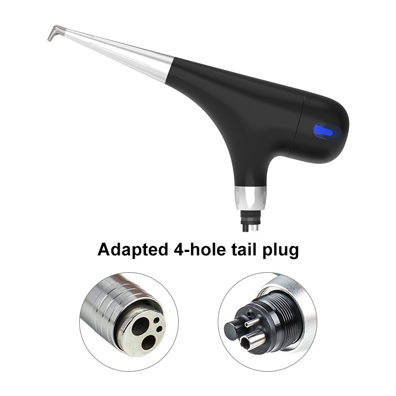 Dental Air Polisher Dentist Sandblasting Gun Air Flow Teeth Whitening 2/4 Holes