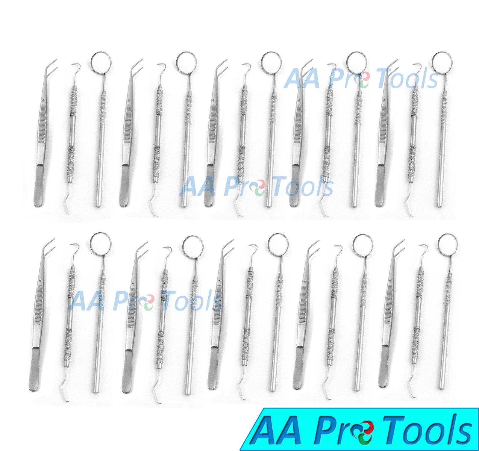 45 Instruments Basic Dental Set Mirror Explorer College Pliers Economy Grade NEW