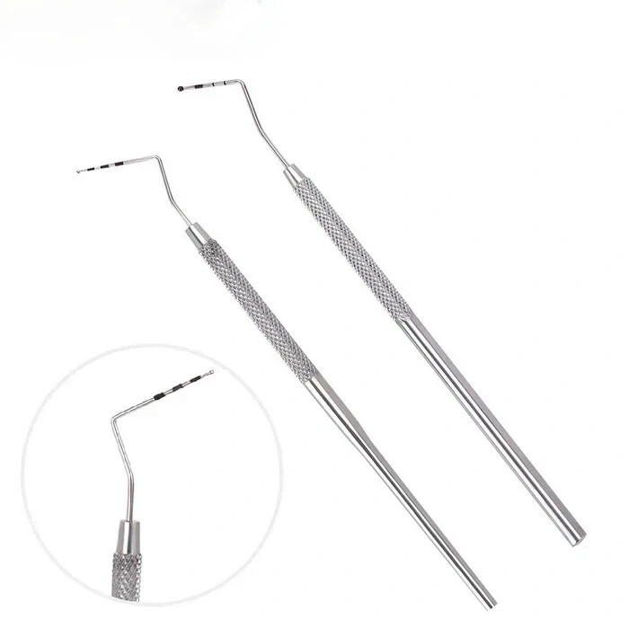 2Pcs 1-10/15 William Probes Color Coated Dental Periodontal Perio Probes