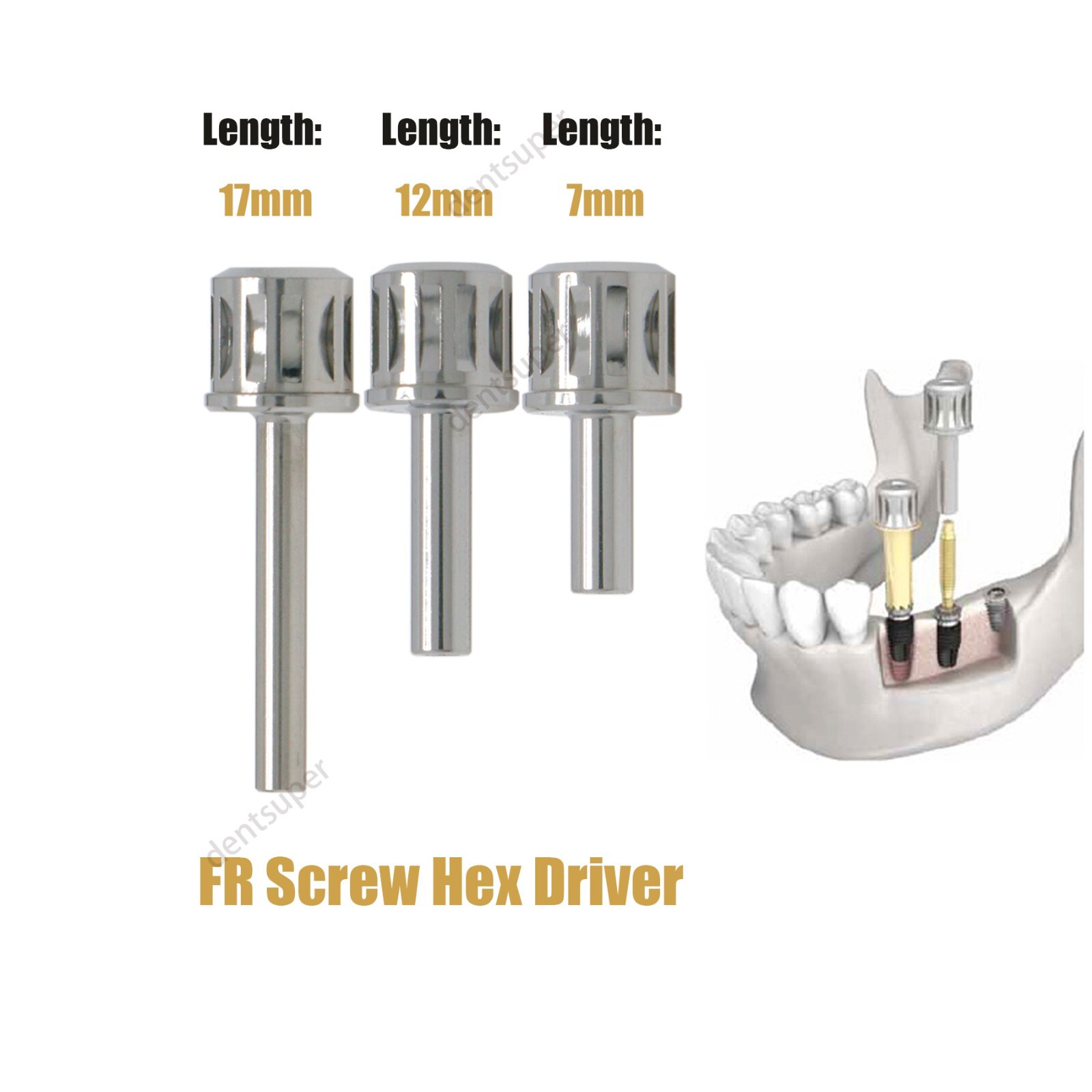 Neo FR Implant Fixture Removal Kit Dental Screw Hex Driver Neobiotech FR Wrench