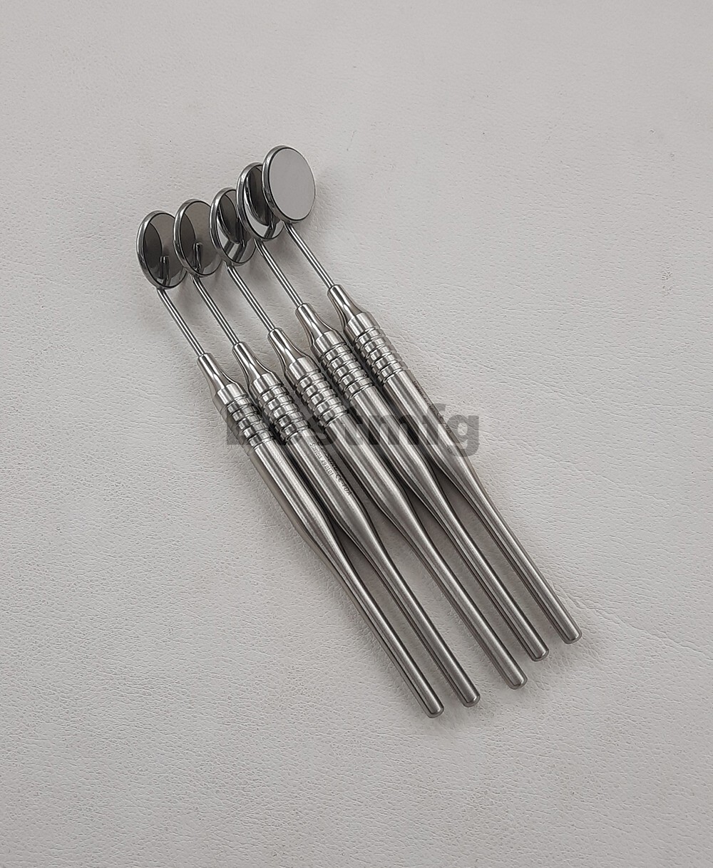 Mouth Mirror With Handle Stainless Steel Dental Basic Instrument Set Of 5 Pieces
