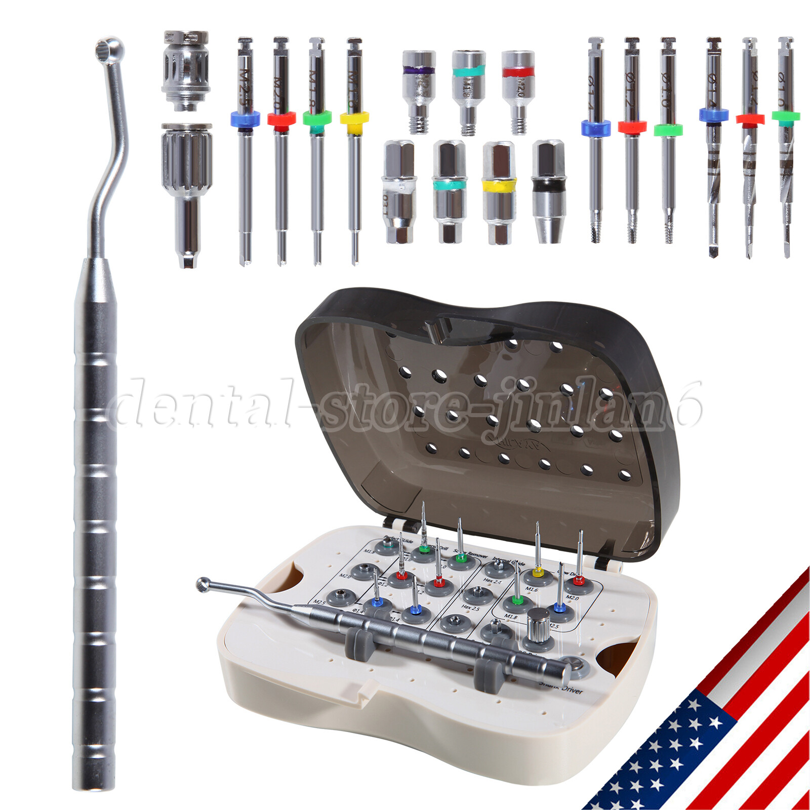 Dental Implant Fractured Screw Removal Kit Claw Reverse Drill NeoBiotech SR