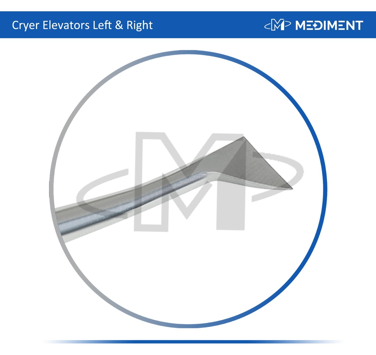 Dental Tooth Extraction Cryer Elevators Left & Right Surgical Root Instruments