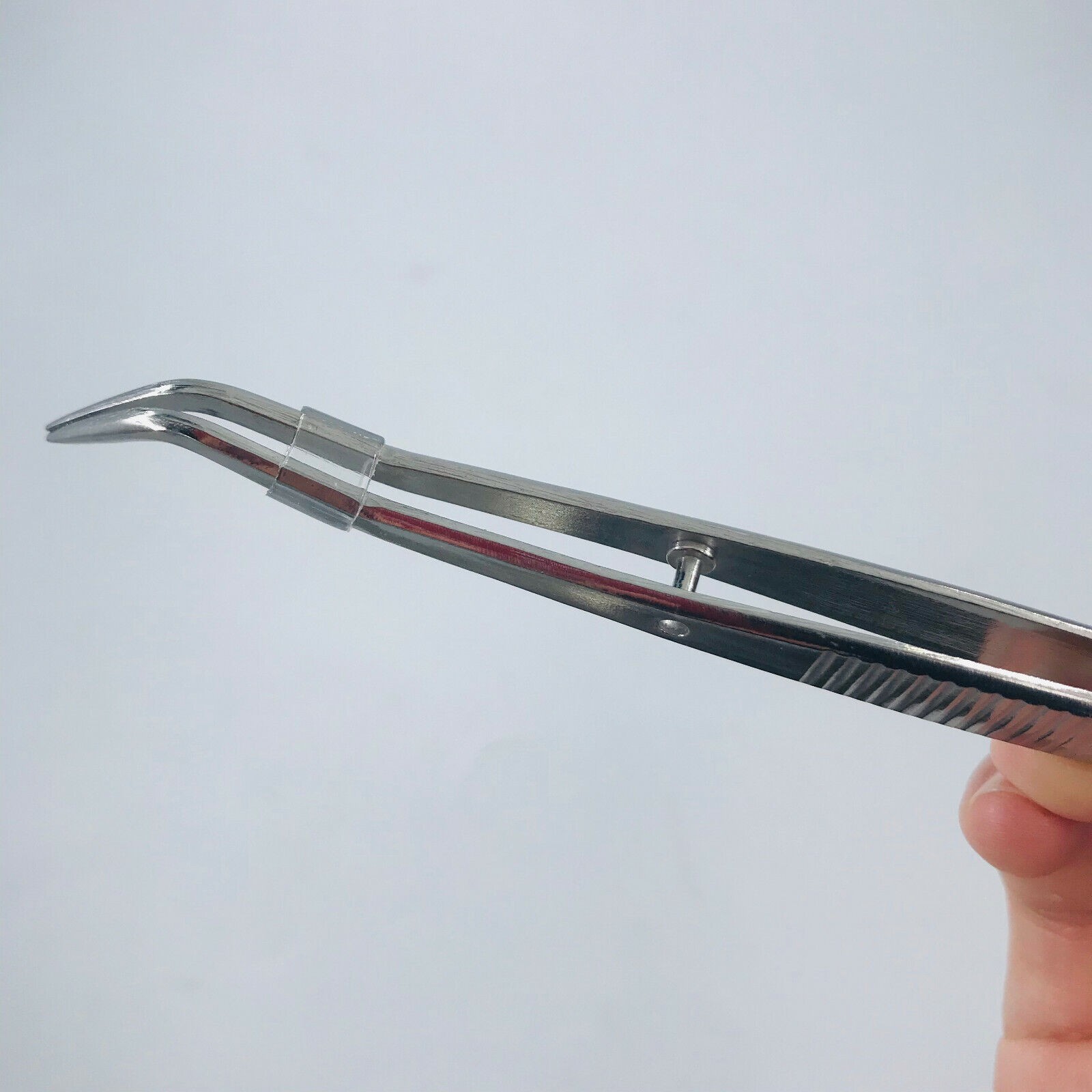 5xCollege Cotton Dressing Plier Dental Instrument Stainless Steel Tweezer Forcep
