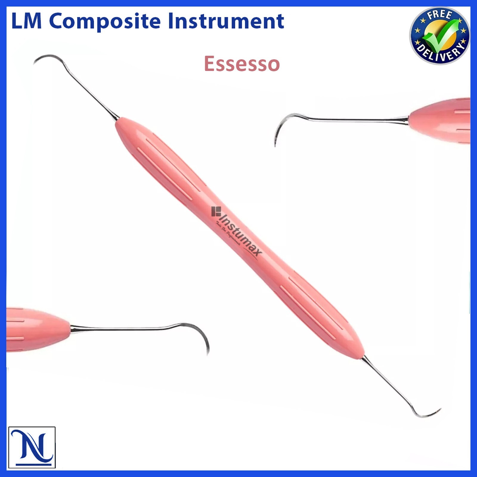 LM Arte Set of 6 – Composite Filling & Restorative Instruments with Silicone CE