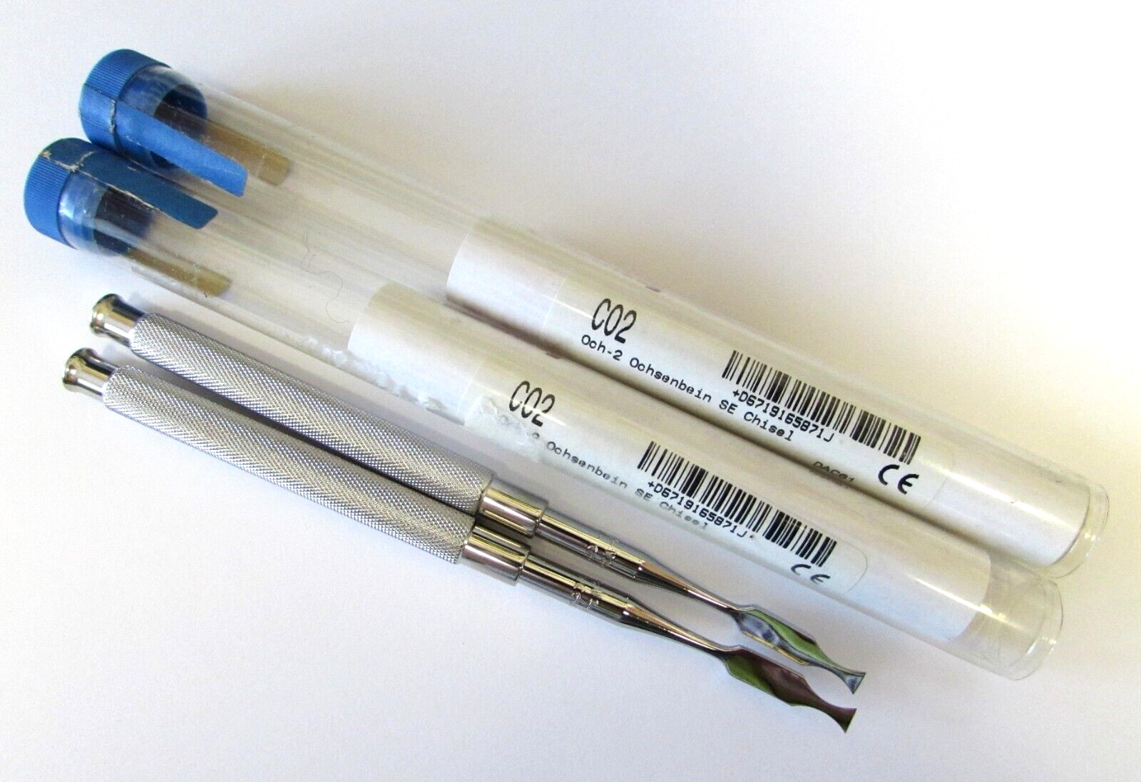 NEW Set of 2 Hu-Friedy C02 Och-2 Ochsenbein SE Perio Periosteal Chisels