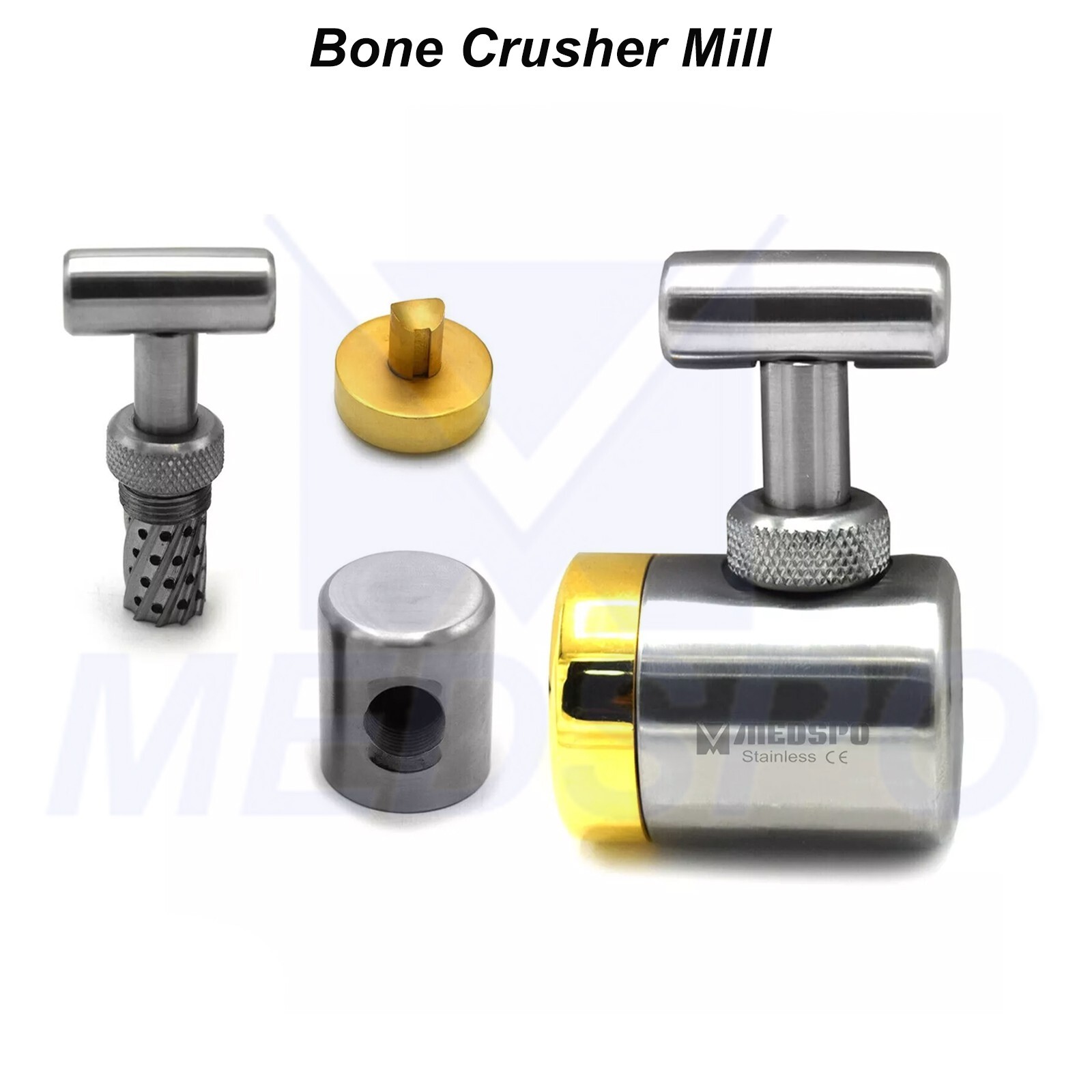 Dental Bone Crusher Mill Grinder Augmentation Surgical Implant Bone Grafting CE