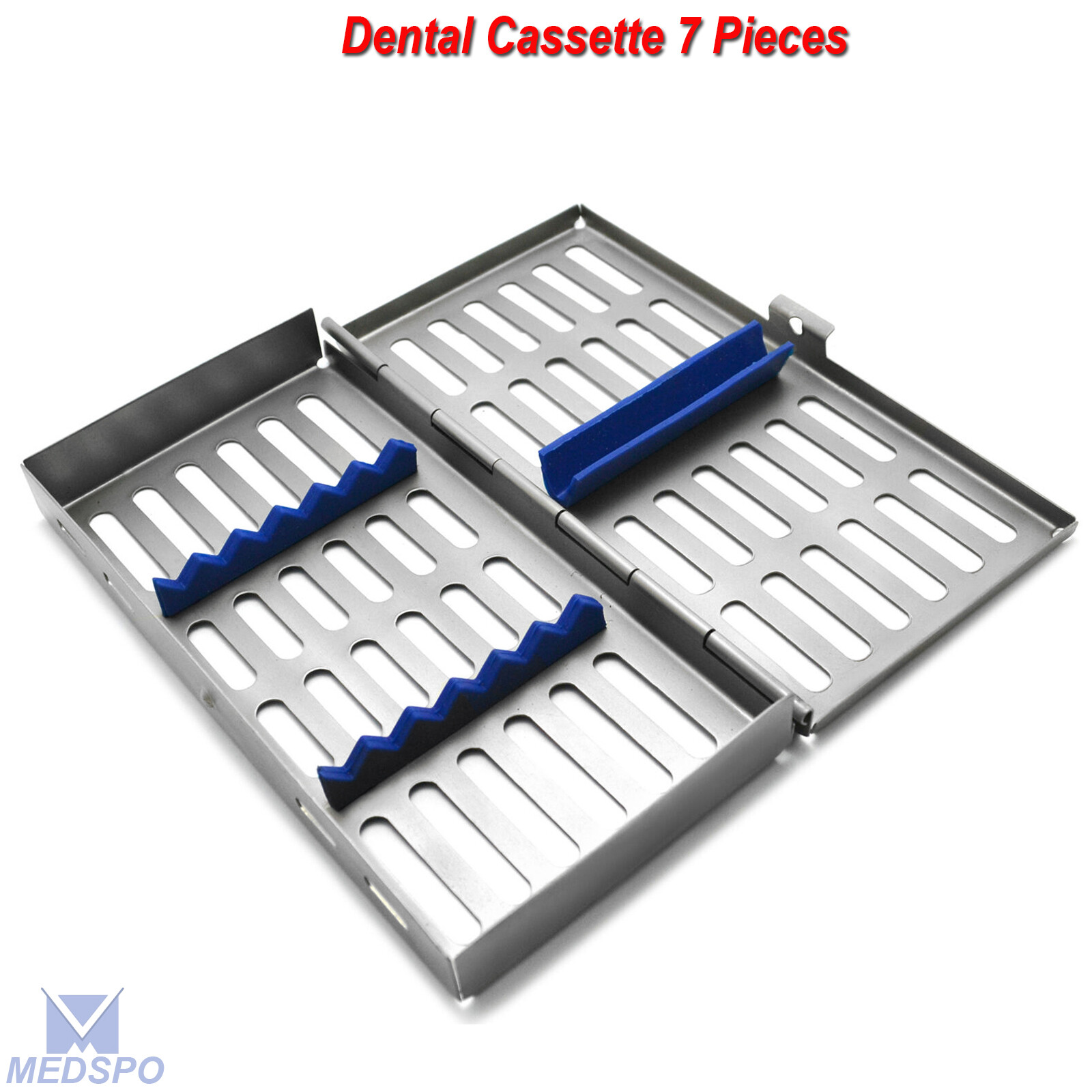Dental Cassette Rack Surgical Trays For 7 Pcs With Lock Dentists Instruments CE