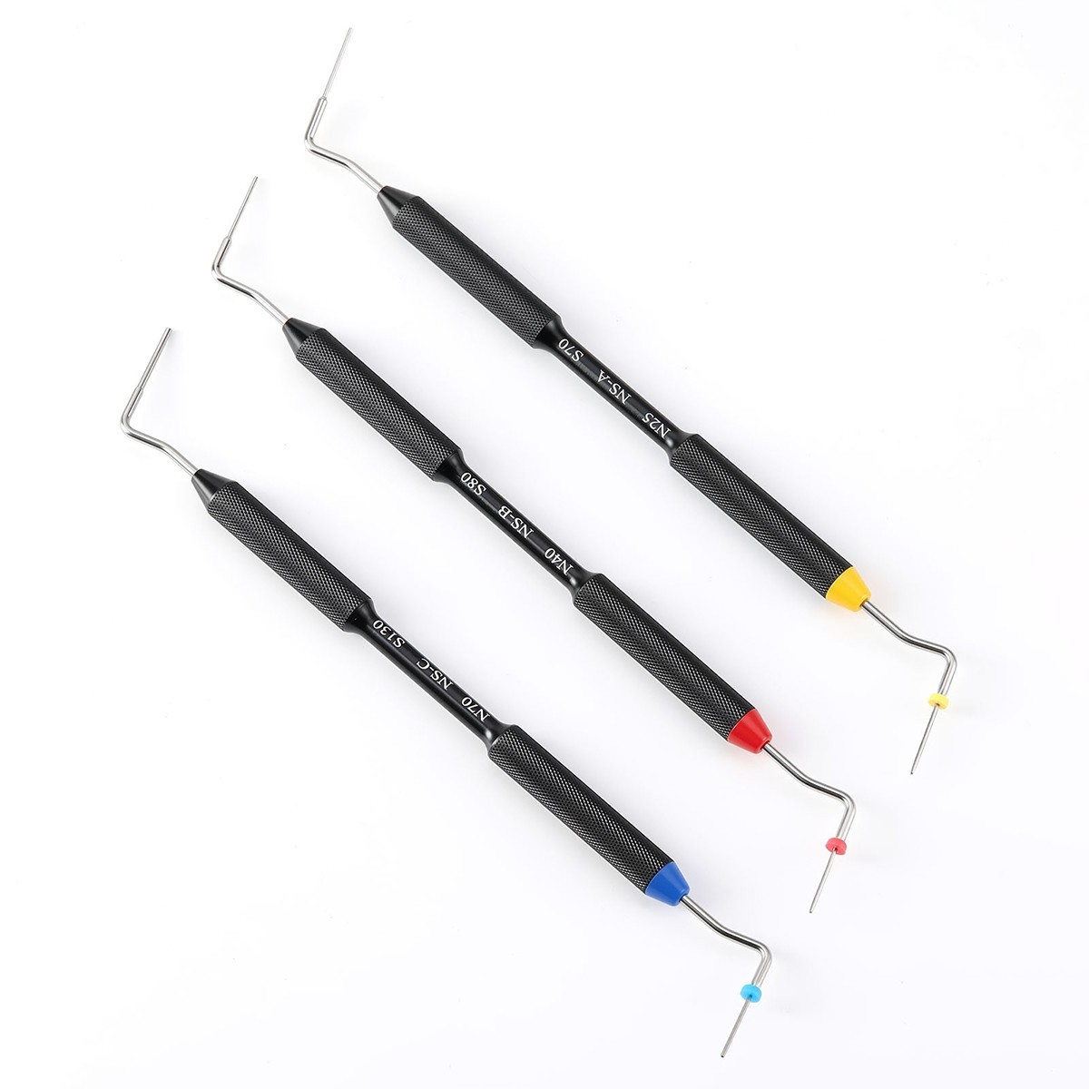 Dental Endo Buchanan Hand Plugger Tip Fill Obturation Instrument Size-0#,1#,2#