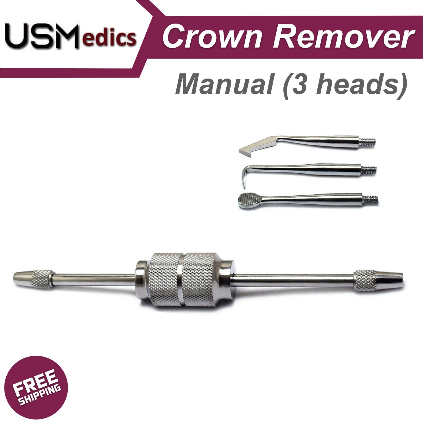 Dental Restorative Crown Remover Manual Bridges Crown Removing Surgical Tools CE