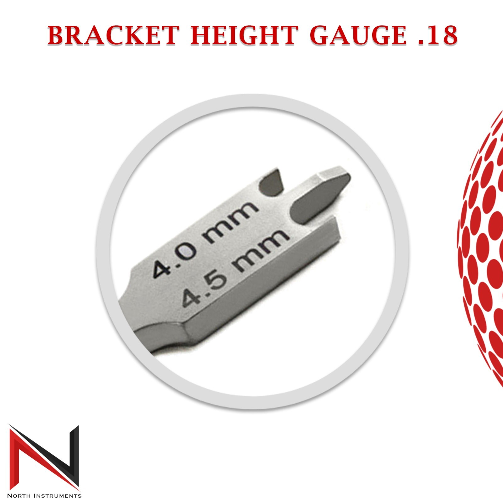 Orthodontic Bracket Positioning Gauges & Star Gauge Orthodontic Instrument Kit