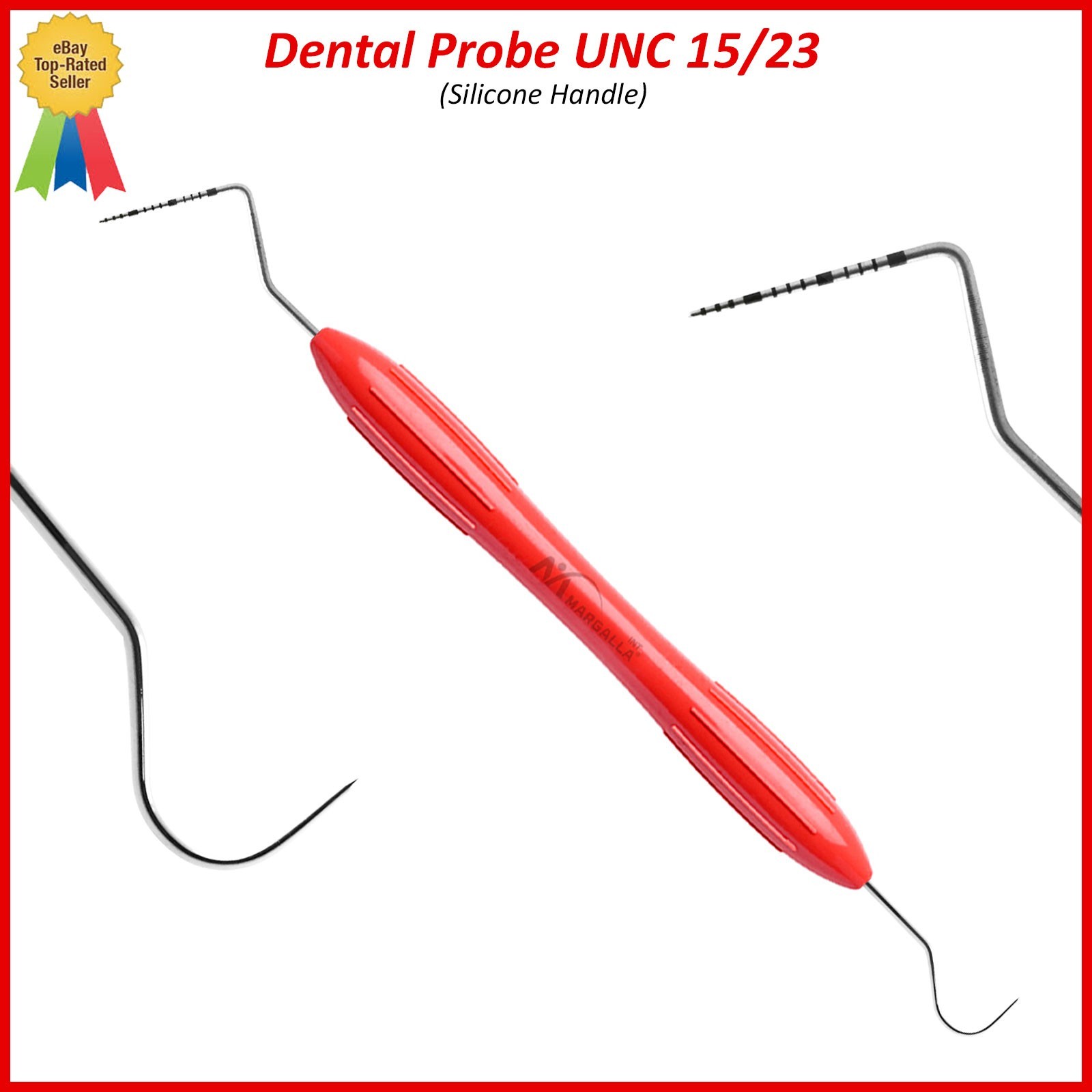 Dental Periodontal Probes UNC 23/15 Explorer Instruments Silicone Handle