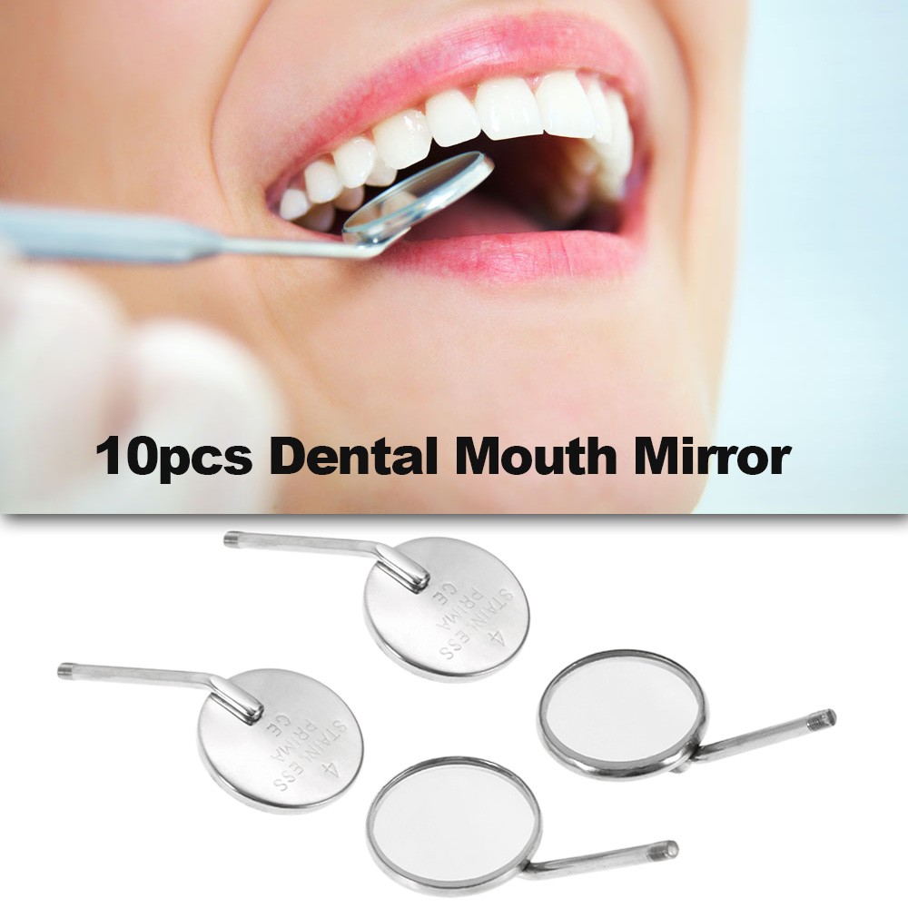 10pcs Dental Mouth Mirror Reflector Durable Tool For Personal Care Recommended