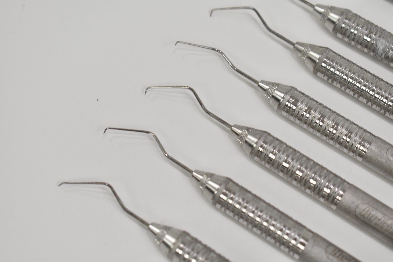 Lot of 9 Hu-Friedy Dentist Dental Diagnostic Explorers Model EXD5/6 Satin Steel