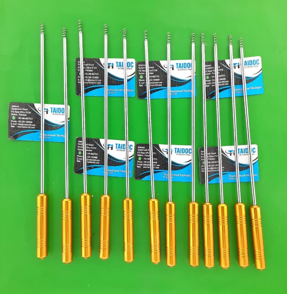 Set Of 12pcs Laparoscopic Myoma Screw 5mmx330mm Endoscopy Reusable Instruments