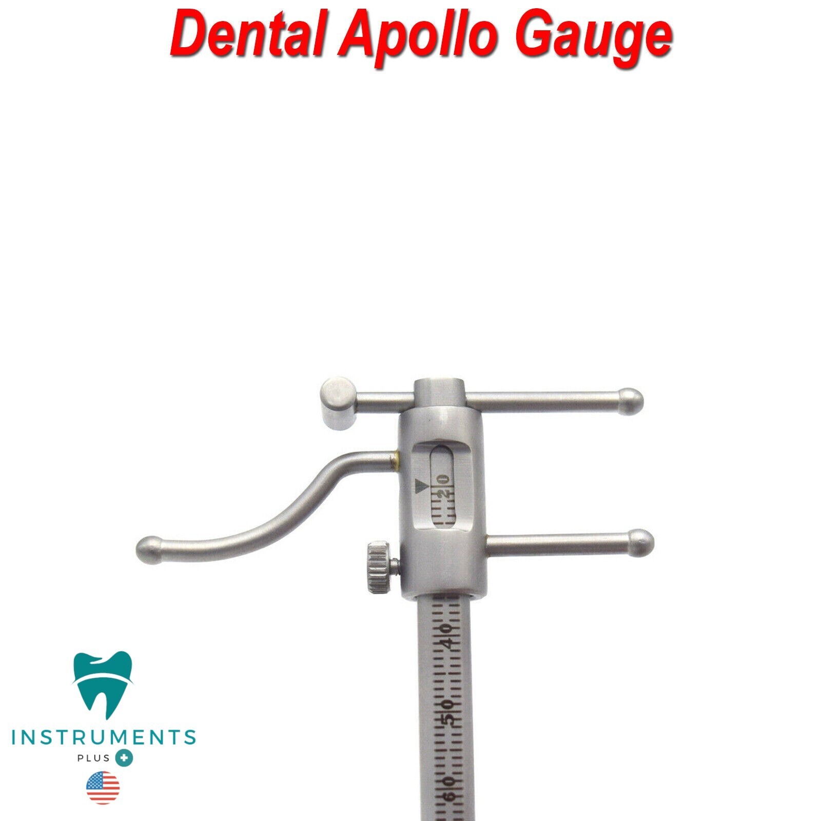 Dental VDO Gauge Ruler Premium Grade Venus Apollo Gauge Prosthodontics Gauges CE