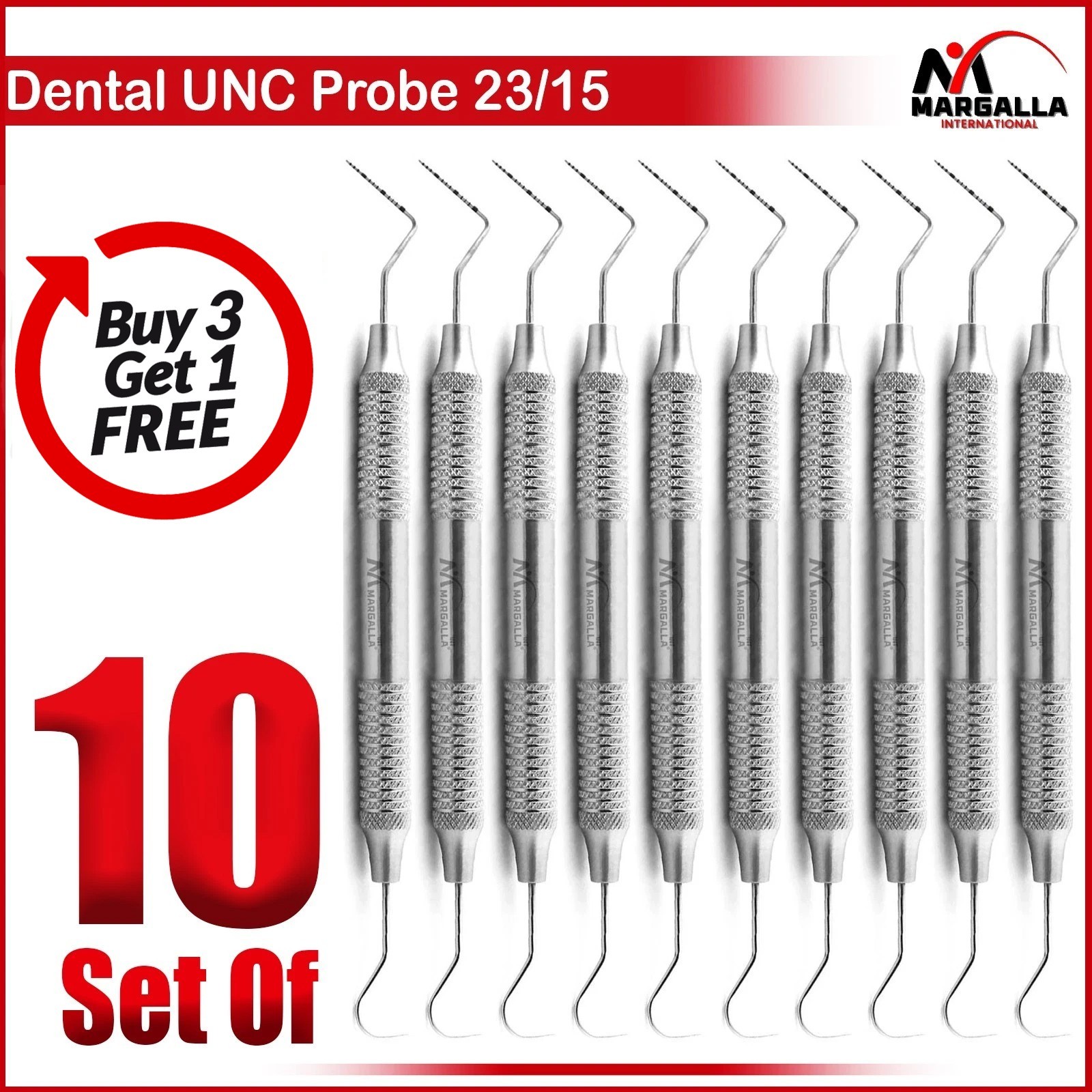 Dental Explorer-Probe 23/15UNC Hollow Handle, High Quality Dental Instruments