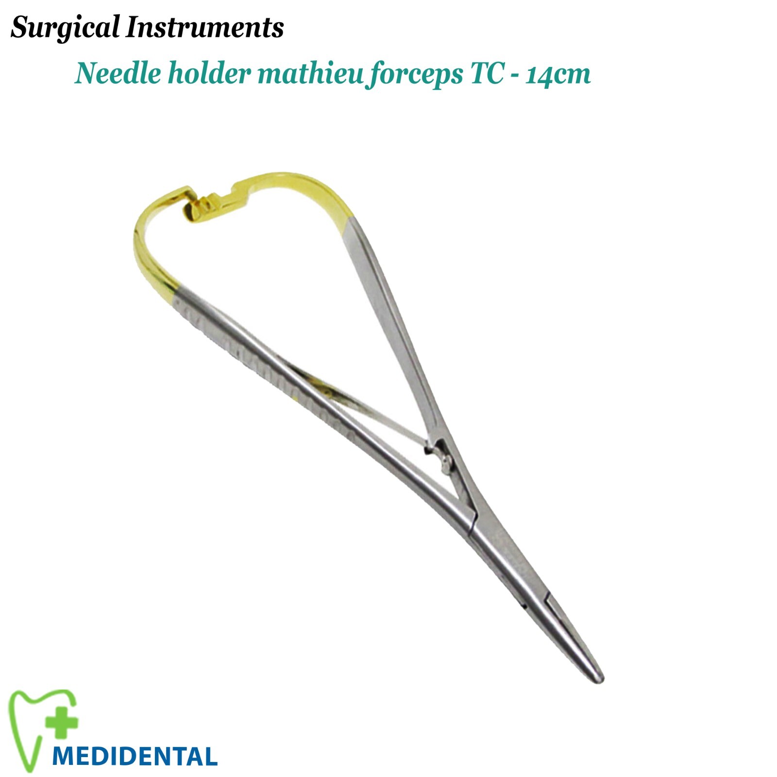 Dental Instruments Needle Holders Mathieu TC 14cm grasping & holding forceps
