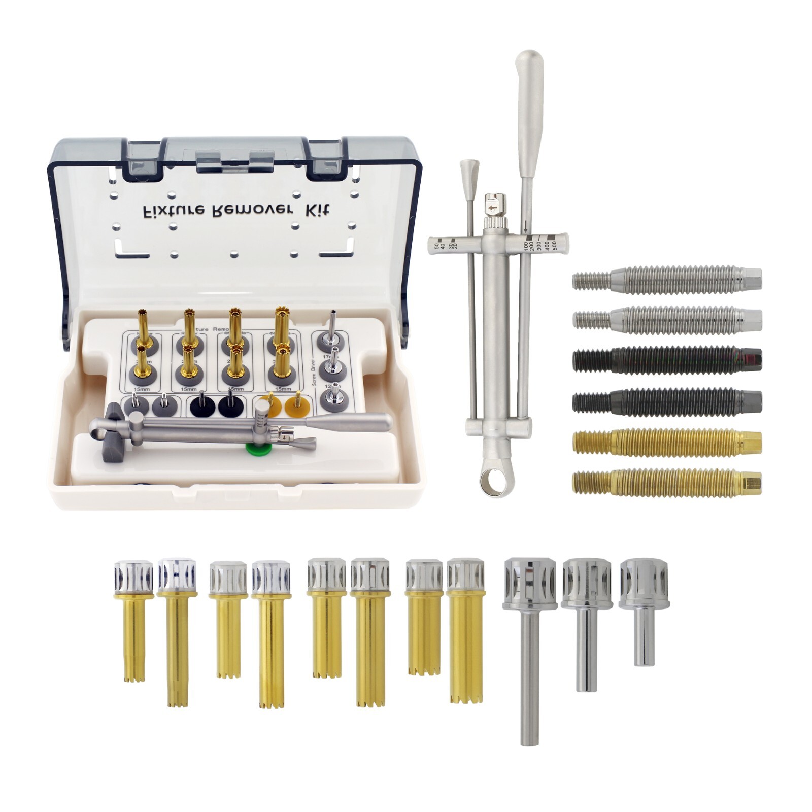 Implant Fixture Remover Kit Removal Dental Screw Hex Driver Neobiotech FR Wrench