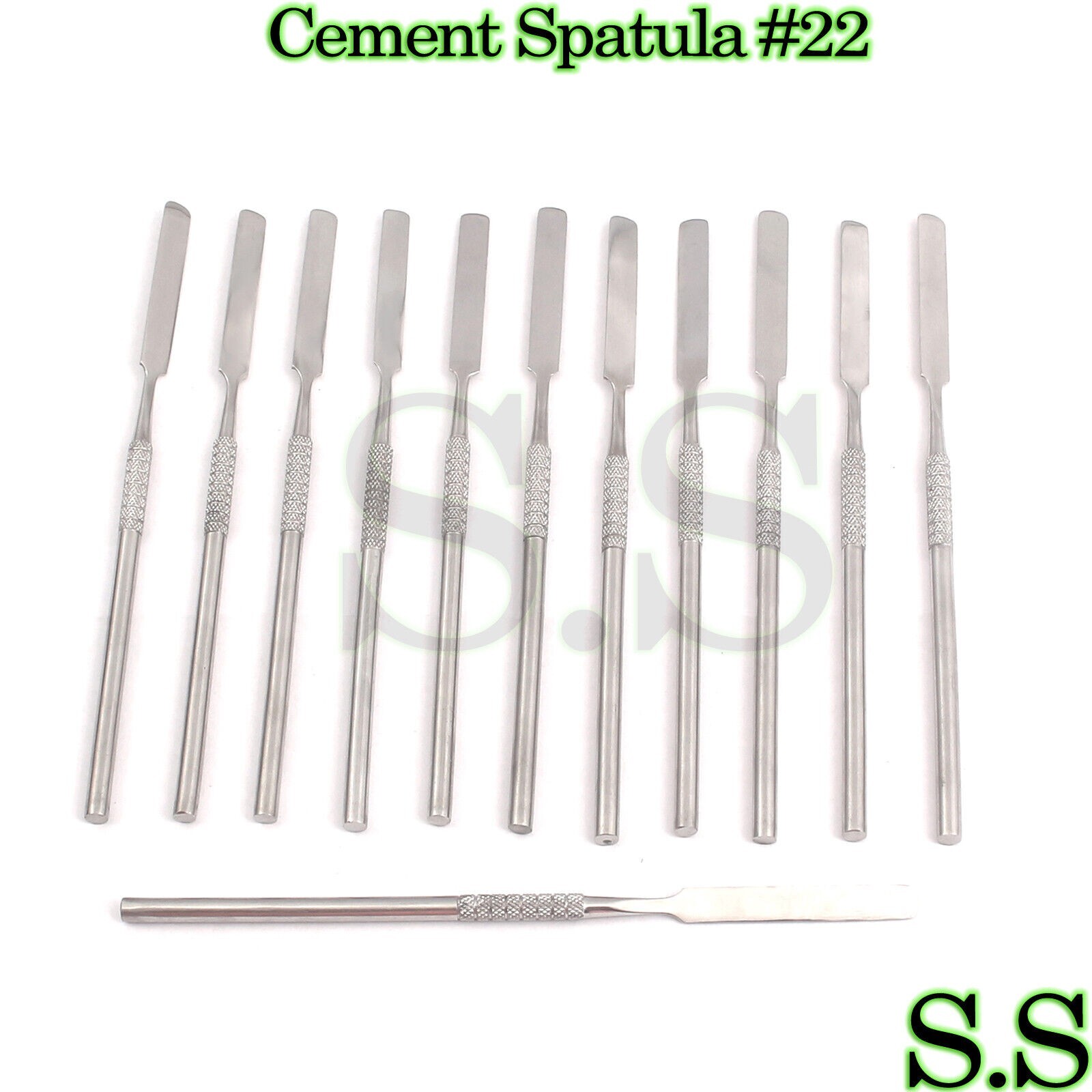24 Pcs Cement Spatula Dental Veterinary Surgical Instruments German Grade
