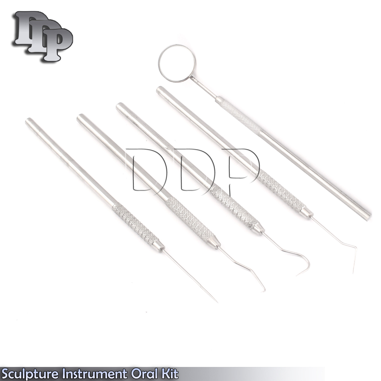 1 Set Dental Pick & Mirror Tool Sculpture Instrument Oral Kit Toot Teeth PR-0047