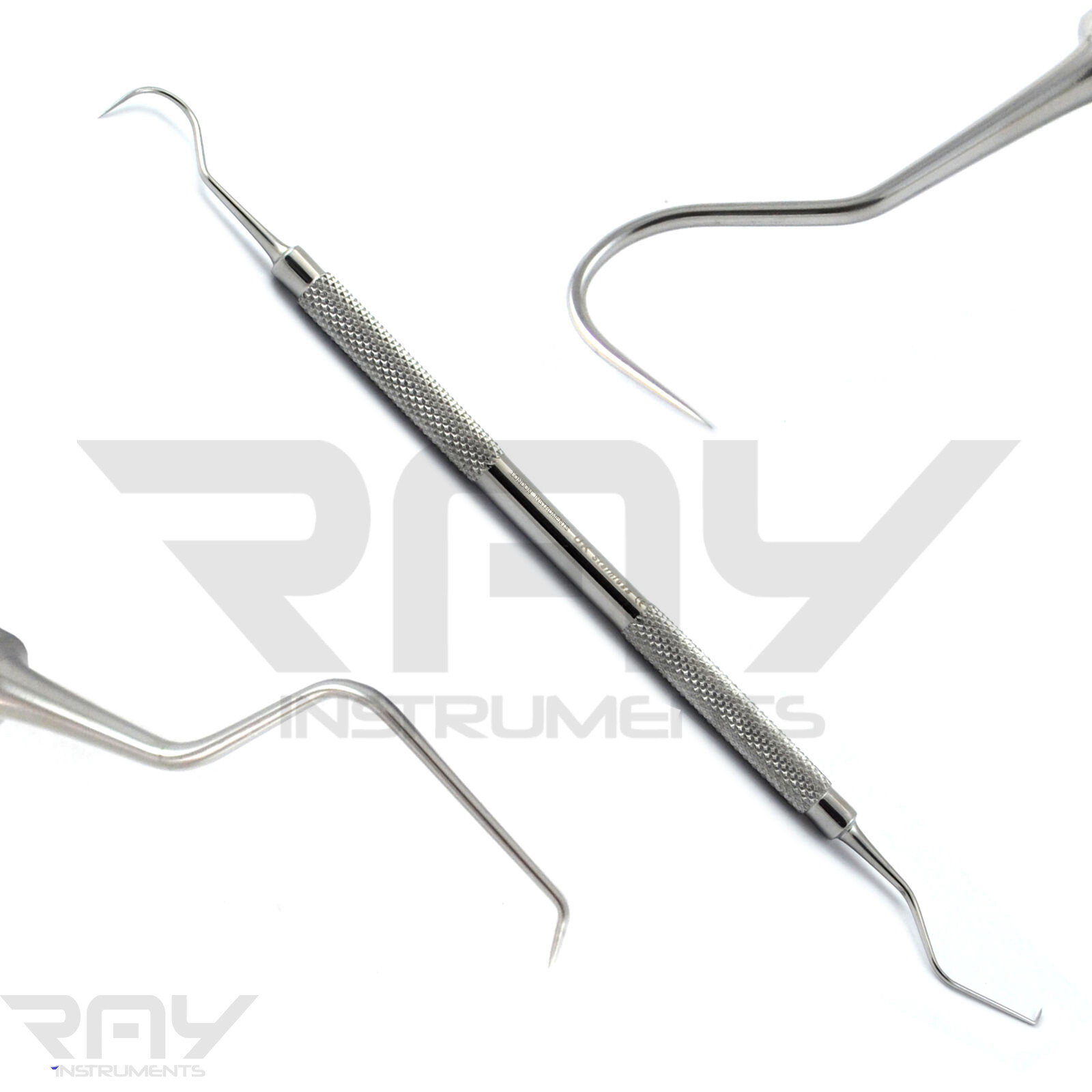 Set Of 5 Dental Explorer 23/17A Dentist Teeth Cleaning Hygienist Probes Lab Tool