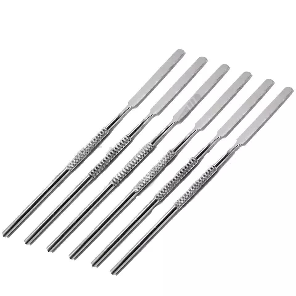 6 Pcs Cement Spatulas Dental Instruments Stainless Steel German Grade