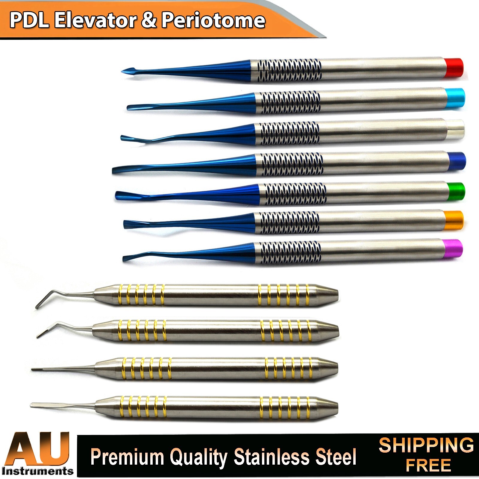 Dental Tooth Extracting Oral Surgery PDL Luxating Elevators Medical Instruments