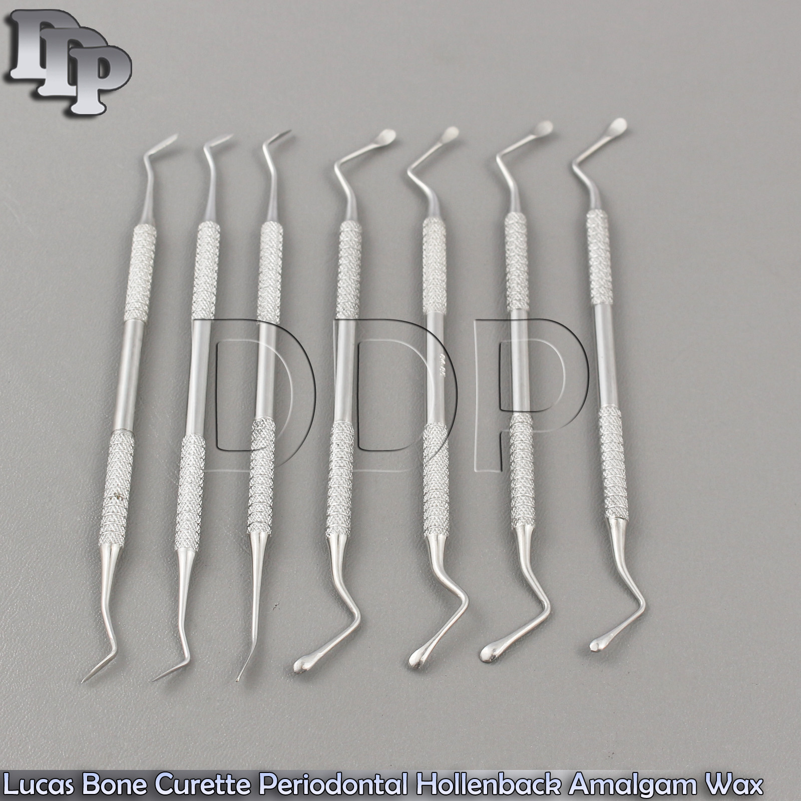 HollenBack amalgam Wax & Modelling Carver Dental Lucas Bone Curettes Surgery Kit