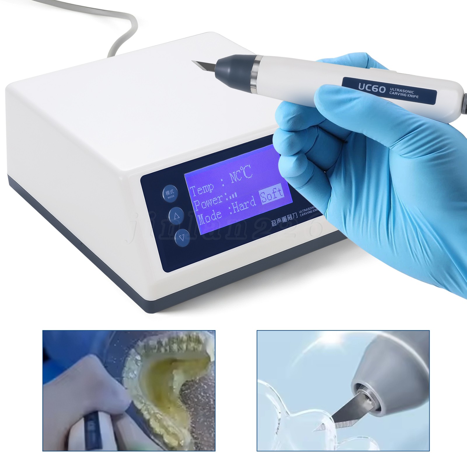 UC60 Dental Ultrasonic Carving Knife Electric Frequency Engraving Cutting Blade