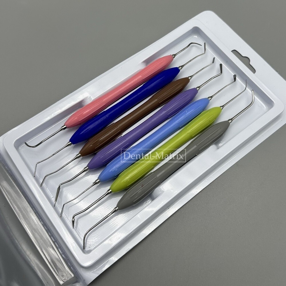 Dental Resin Spatulas Composite Silicone Resin Filling Aesthetic Restoration Kit