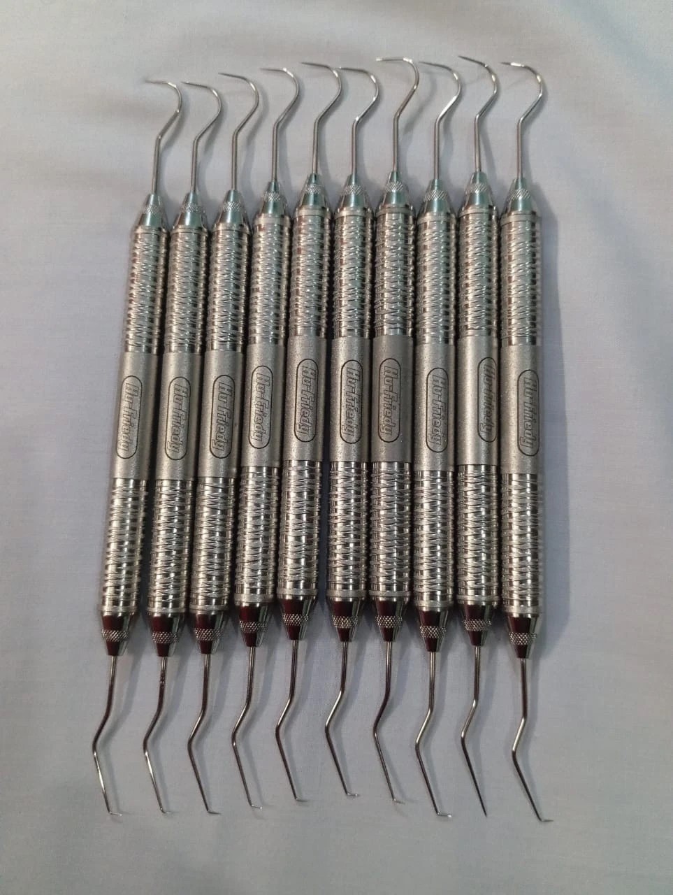Hu-Friedy Lot of 10pcs Explorer EXD56 #5 Dental Instruments Satin Steel Handle