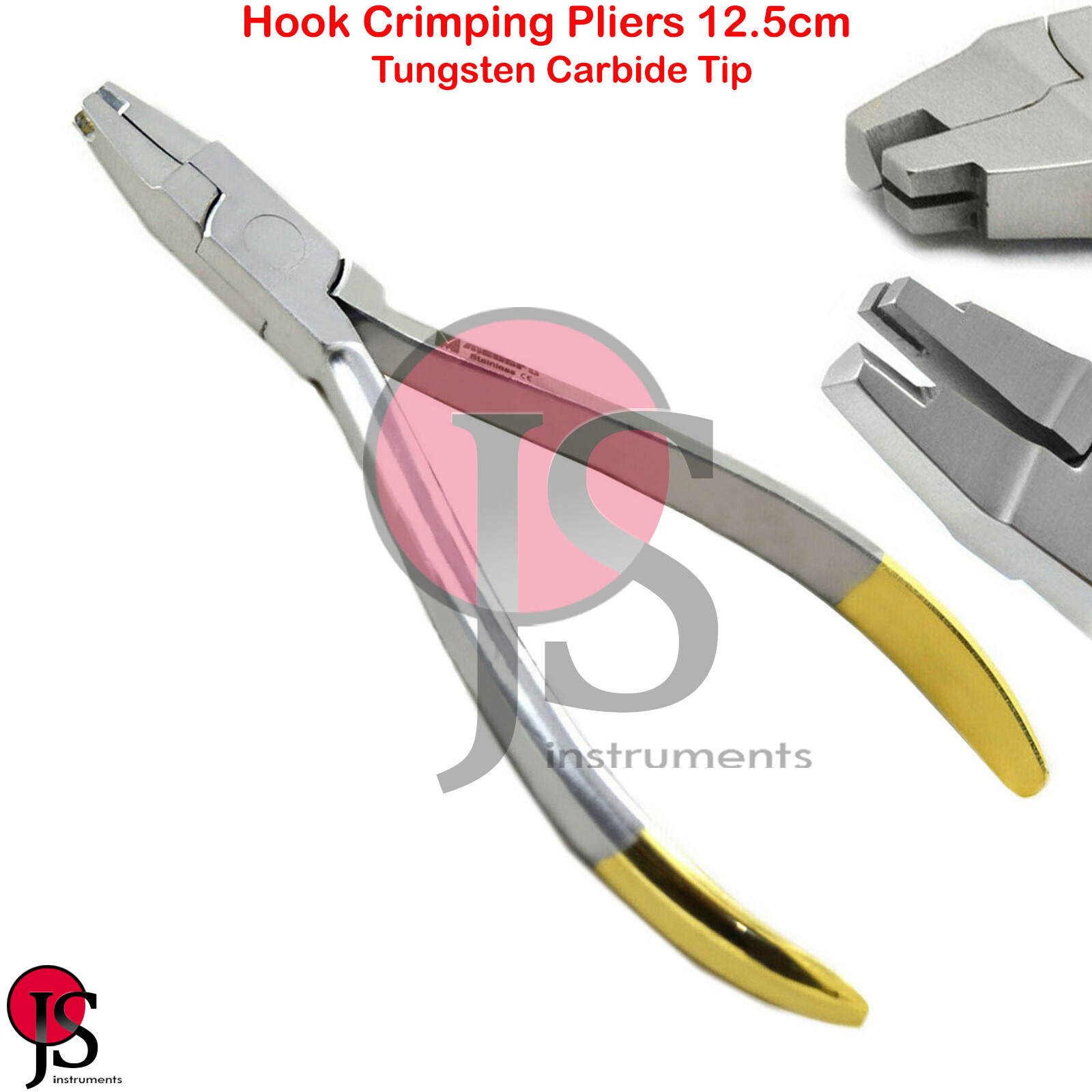 Dental Crimping Hook Plier Crimpable Archwire Auxillary Stops Orthodontist Ortho
