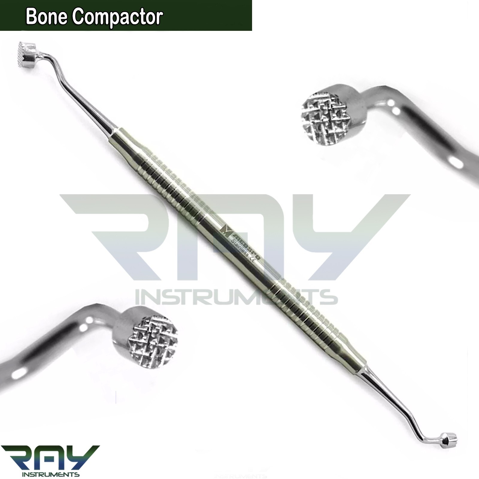 Dental Bone Grafting Tools Implant Palti Bone Graft Carrier Scoop Packer Plugger
