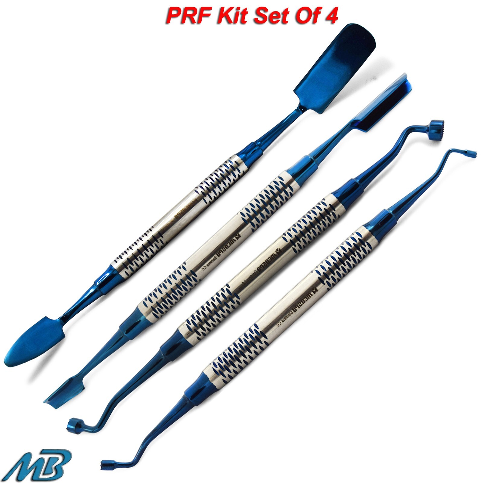 Dental Implant PRF Kit Surgical Surgery Compactor Carrier Set Of 4 Instruments