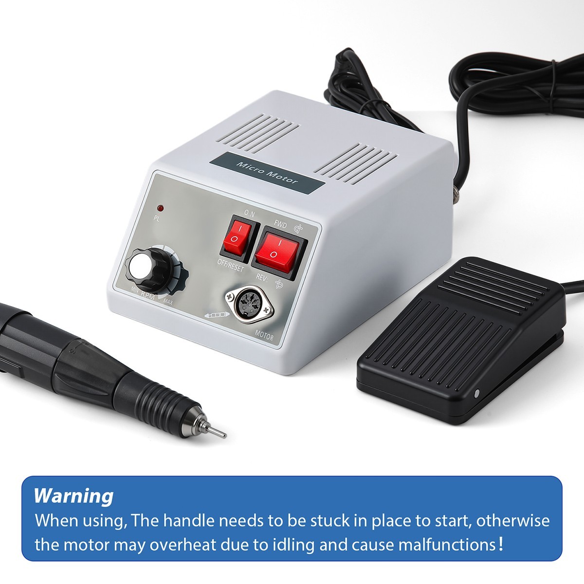 Dental Hand Grinder 204 Handle Lab MARATHON Micromotor Polishing E-Type 35000RP
