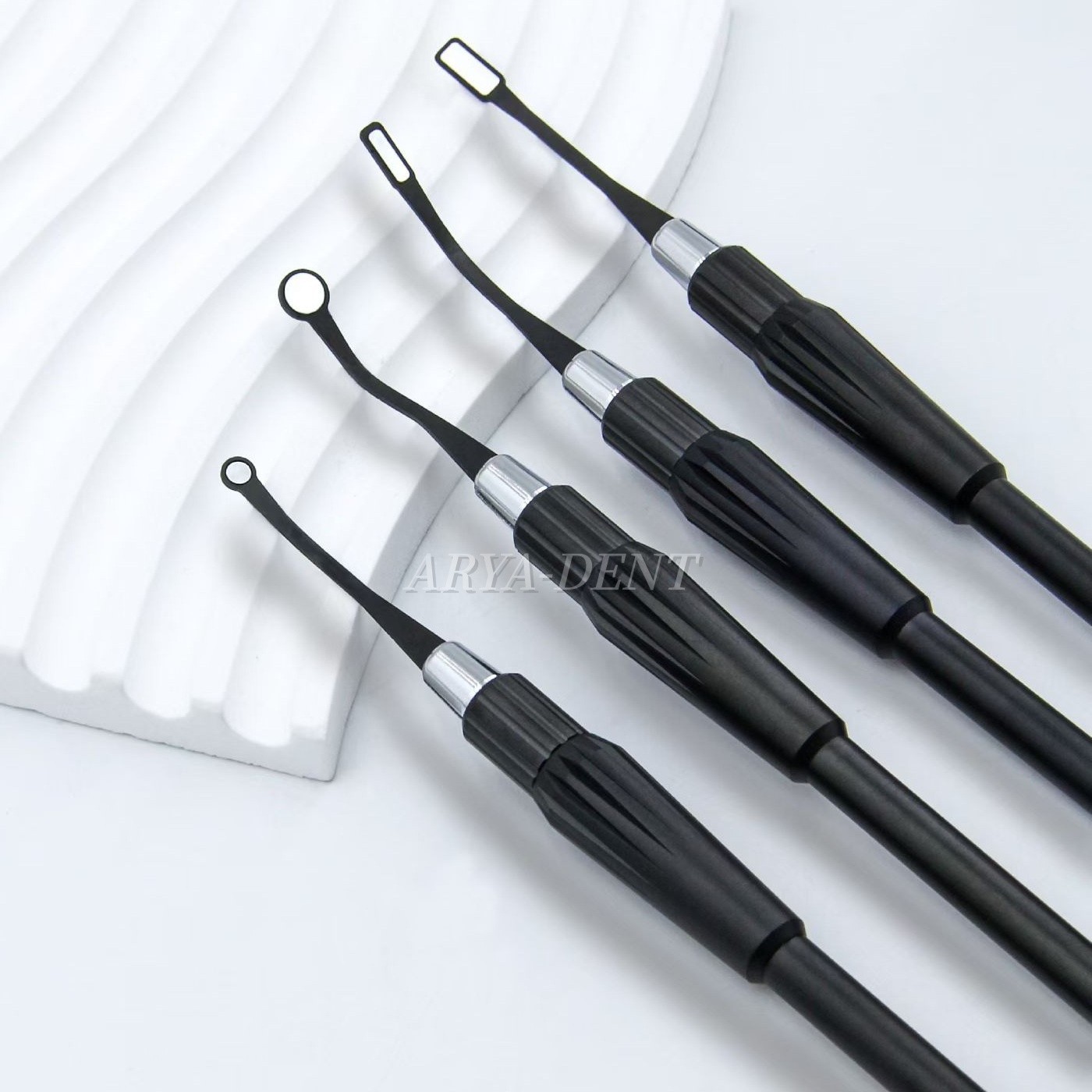 Dental Micro Mouth Mirror Reflector Detachable Handle Flexible Odontoscope Set