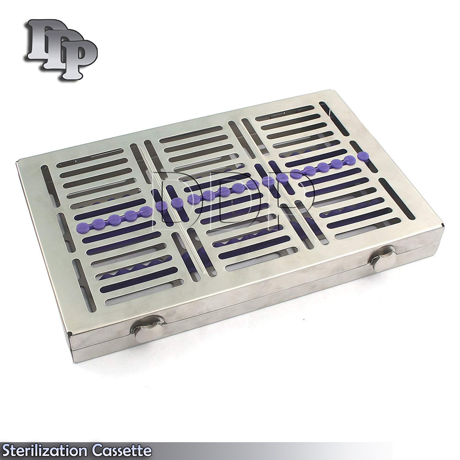 Dental 20 Instruments Sterilization Cassette Tray Racks Turn Lock ST-002