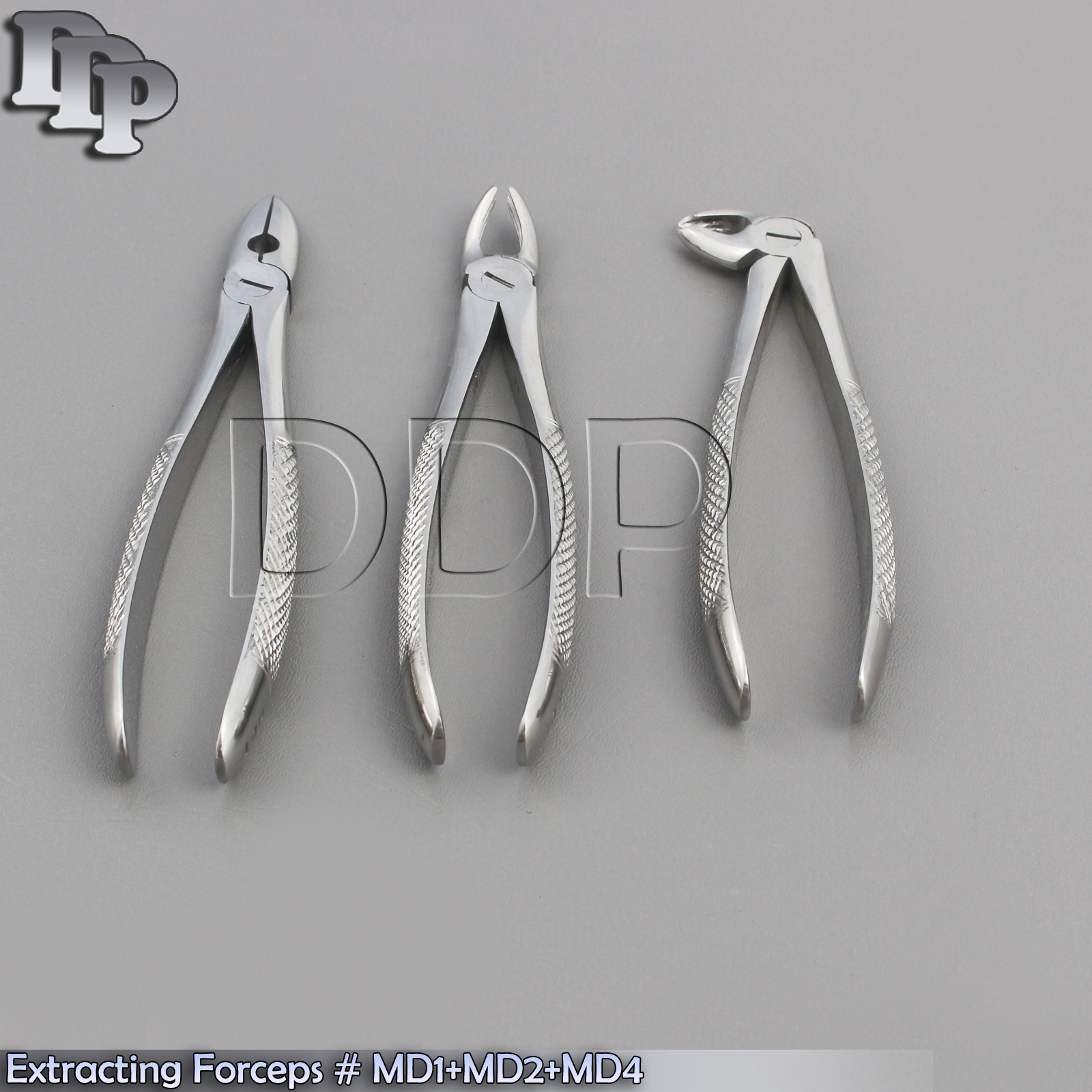 3 O.R GRADE DENTAL UPPER & LOWER MOLARS PREMOLARS EXTRACTING FORCEPS MD1+MD2+MD4