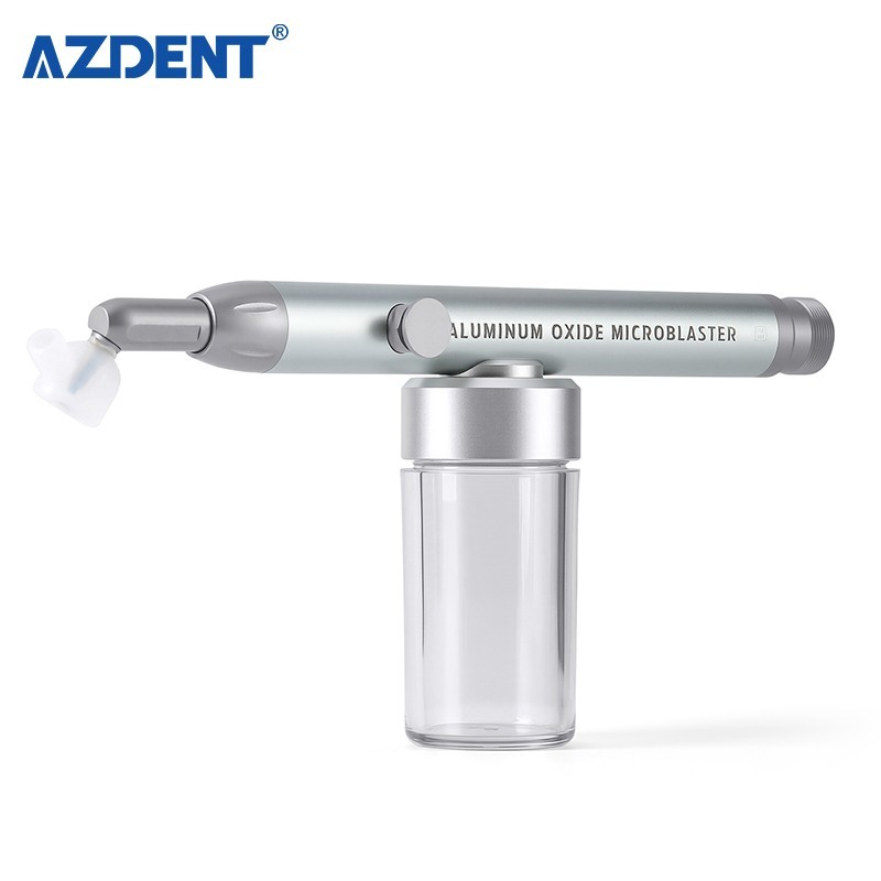 AZDENT Dental Aluminum Oxide Micro Blaster Sandblasting Handpiece 2/4H +Cover