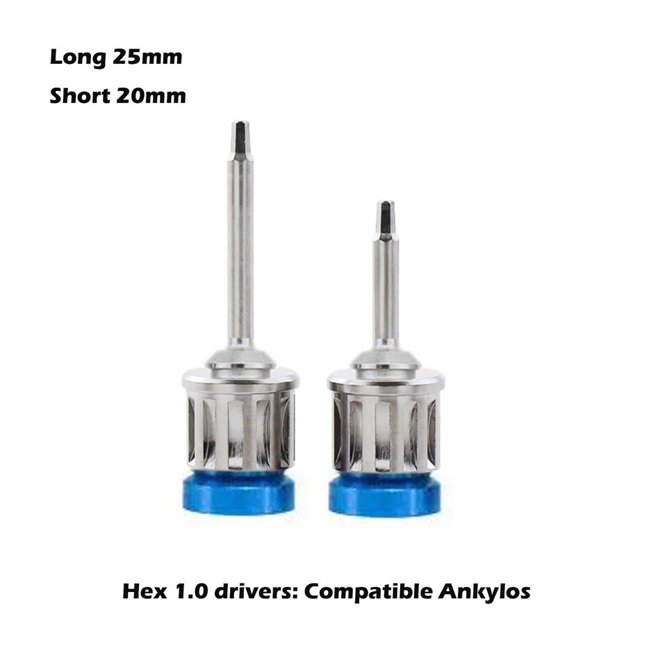 Dental Implant Abutment Hand Driver Hex Screwdriver Torque Wrench Manual Osstem