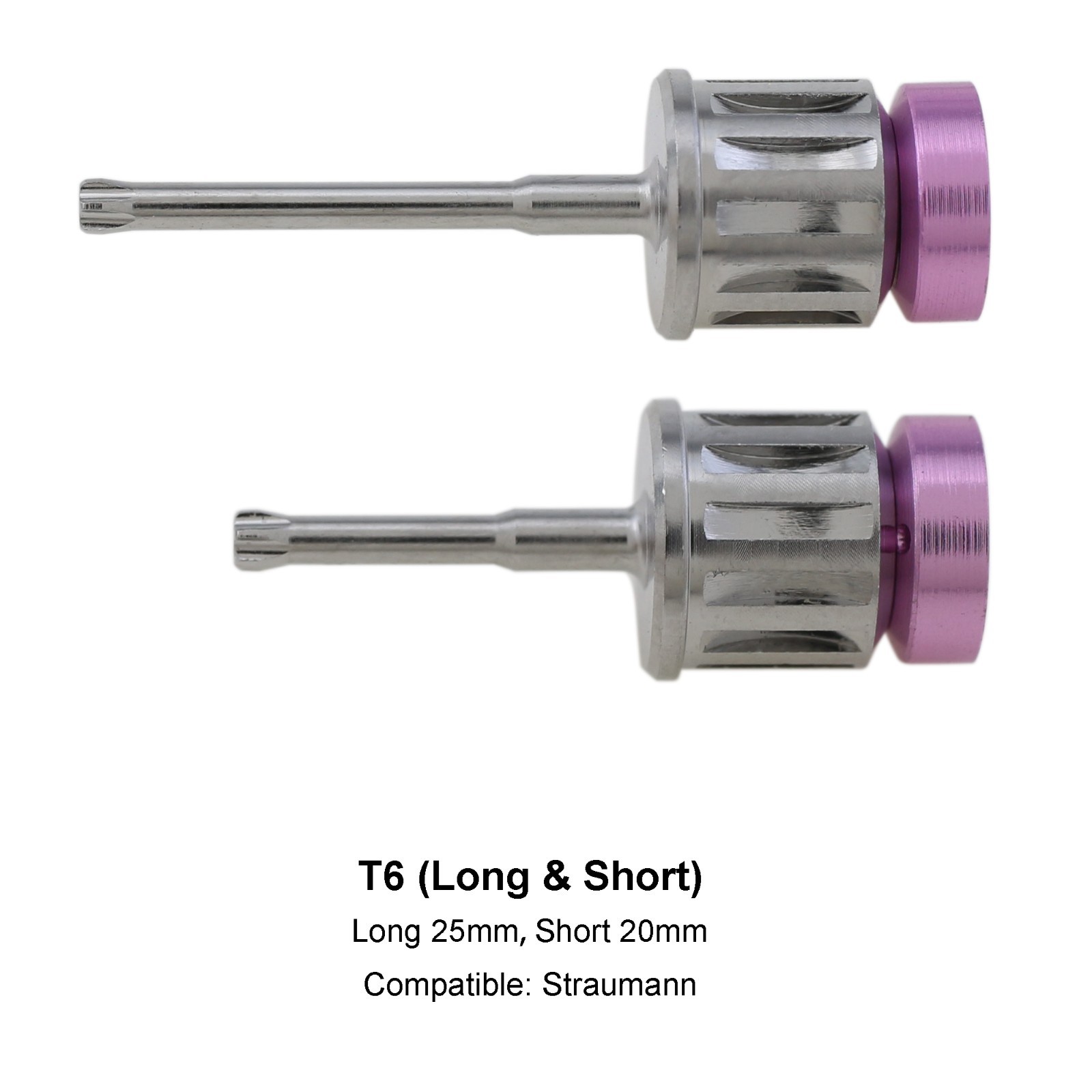 Implant Screwdriver T6 Hex Driver Latch Manual Torque Wrench Adapter Straumann